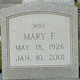 Mary F. Douglas