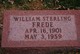  William Sterling “Buff” Frede