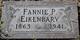  Francis P “Fannie” <I>Davis</I> Eikenbary
