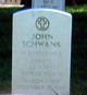   John “ ” <I> </I> Schwank