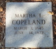  Martha L <I>Parker</I> Copeland