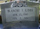  Blanche L <I>Edwards</I> Gibbs