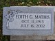  Edith Gustine <I>Griffin</I> Mathis
