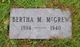  Bertha M. <I>Weaver</I> McGrew