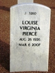 Mrs Louise Virginia <I>Hege</I> Pierce