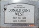  Donald Gene West