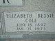Elizabeth “Bessie” Cole Toler Photo