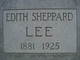  Edith <I>Sheppard</I> Lee