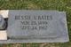  Bessie E <I>Smith</I> Bates