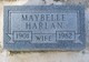  Maybelle Florence <I>Dudleston</I> Harlan