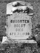  Infant Daughter Holst