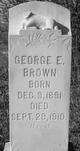  George Earl Brown