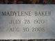  Madylene <I>Baker</I> VanLandingham