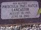 Priscilla Grant “Pat” Hatch Lancaster Photo