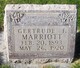  Gertrude Florence Marriott