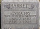  Elvira <I>Fry</I> Barrett