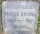  Mattie Brown
