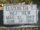  Elizebeth T Heffner