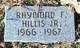  Raymond Franklin Hillis Jr.