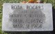  Rosa <I>Rogers</I> Watkins