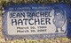  Jean Rachel Hatcher