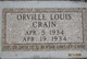 Profile photo:  Orville Louis Crain