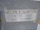  Helen <I>Ellison</I> Horton