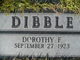  Dorothy F Dibble