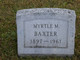  Myrtle M. Baxter