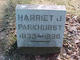  Harriet J. <I>Butterfield</I> Parkhurst