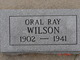  Oral Ray Wilson