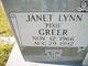 Janet Lynn “Pixie” Greer Photo