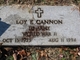  Loy E. Cannon