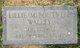  Lillie M. <I>Boutwell</I> Walley