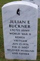  Julian E Buckner