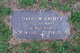  David W. Cassity
