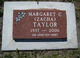  Margaret C. <I>Zacha</I> Taylor