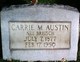  Caroline Melissa “Carrie” <I>Breisch</I> Austin