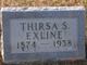  Thirsa S <I>Thorlton</I> Exline