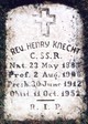 Rev Henry Joseph “C.SS. R.” Knecht