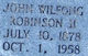  John Wilfong Robinson II