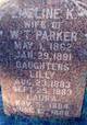  Emeline King <I>Akers</I> Parker