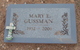  Mary E. <I>George</I> Gussman