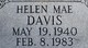  Helen Mae Davis
