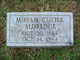  Miriam Annie <I>Custer</I> Aldredge