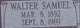  Walter Samuel Hendrix