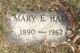  Mary E. Hall