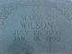 Mrs Mary Easum <I>Gandy</I> Wilson