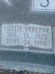  Lottie Verlene Steele