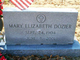  Mary Elizabeth <I>Leggett</I> Dozier